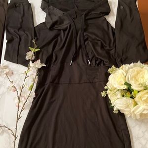 Dress with hoodie